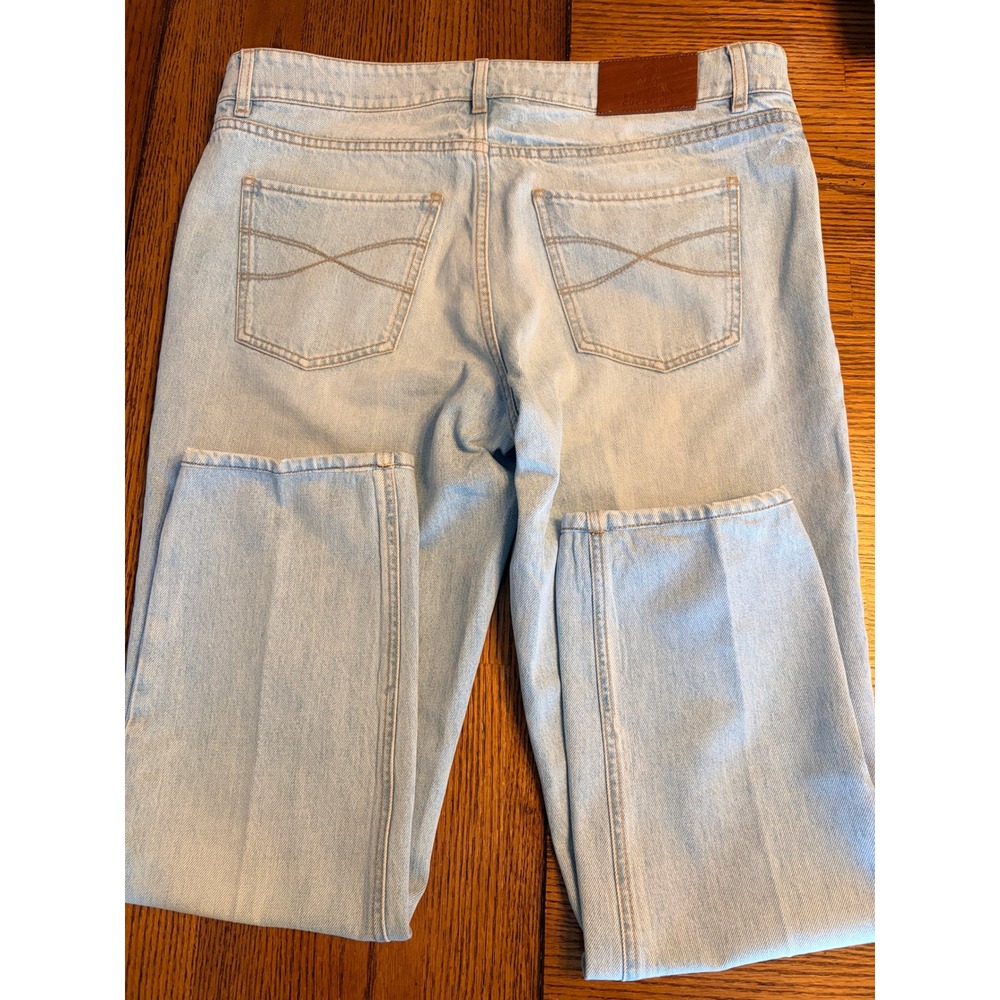 Brunello Cucinelli Mens Jeans 52 Light Wash Traditional Fit Italy Denim